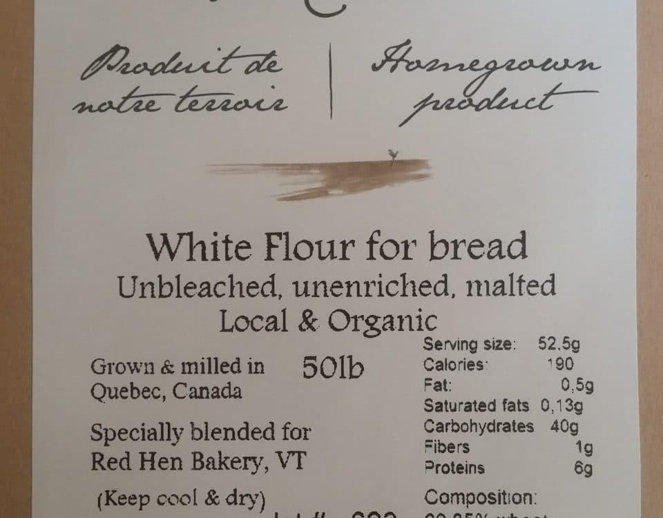 white flour from le moulin des cedres