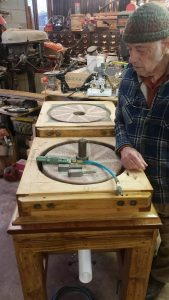 Roger Jansen and his stone mill